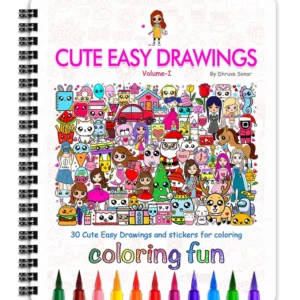 Cute-easy-drawing-coloring-book